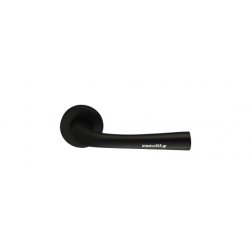 Πόμολο πόρτας No 2361 Zogometal - Μαύρο Soft Touch