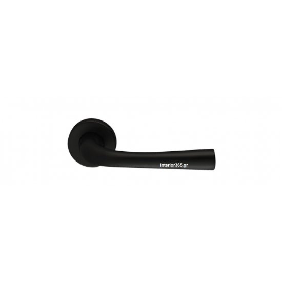 Πόμολο πόρτας No 2361 Zogometal - Μαύρο Soft Touch