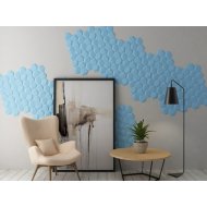 3D panel τοίχου Hexagon