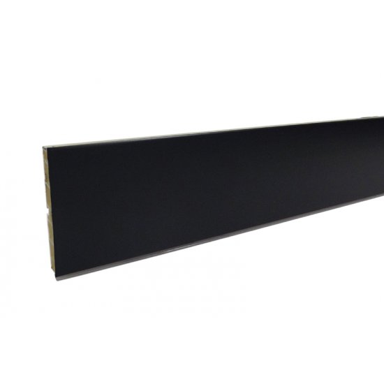 Μπάζα μαύρη ματ πλαστική Volpato 10cm x 4 m Μπάζα μαύρη ματ πλαστική Volpato 10cm x 4 m