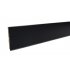 Μπάζα μαύρη ματ πλαστική Volpato 12cm x 4 m