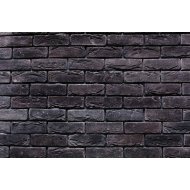 Διακοσμητικό τουβλάκι επένδυσης τοίχου - Brick Μαύρη Λάβα