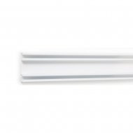 Σιδηρόδρομος διπλός Δανίας 6cm - Σκέτη βέργα