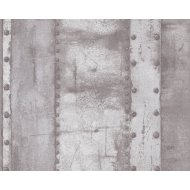 Ταπετσαρία τοίχου ριγέ Industrial 1005x53cm