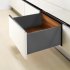Μηχανισμός συρταριού με φρένο DTC 23,8x50εκ. slim box ανθρακί