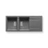 Νεροχύτης Pyragranite Kartesio 116x50