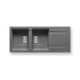Νεροχύτης Pyragranite Kartesio 116x50