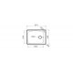 Νεροχύτης Space Plus 61x48 Νεροχύτης Space Plus 61x48