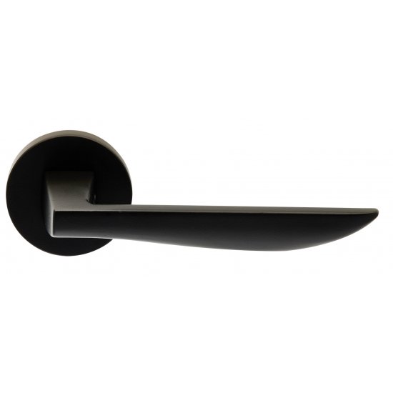 Πόμολο πόρτας No 2061 Zogometal - Μαύρο Soft Touch