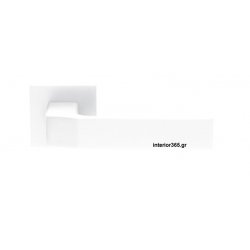 Πόμολο πόρτας No 396 Zogometal - Λευκό Soft Touch