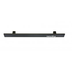 Λαβή εξώθυρας Νο 3270 Zogometal - Μαύρο Soft Touch