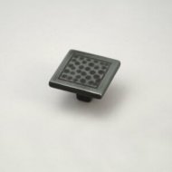 Πομολάκι επίπλων οξειδωμένο μαύρο 3cm