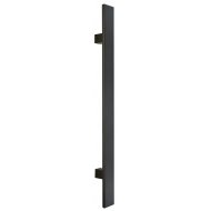 Λαβή εξώθυρας Νο 3020 Zogometal - Μαύρο Soft Touch
