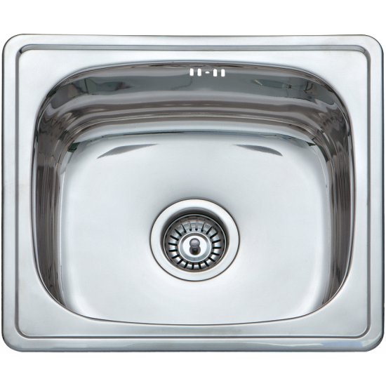 Νεροχύτης ανοξείδωτος 1 γούρνα 480x430x170mm ecoSink