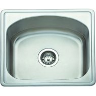 Νεροχύτης ανοξείδωτος 1 γούρνα 495x450x170mm Geman