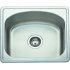 Νεροχύτης ανοξείδωτος 1 γούρνα 495x450x170mm Geman