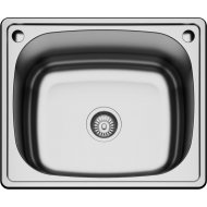 Νεροχύτης ανοξείδωτος 1 γούρνα 600x500x240mm Geman