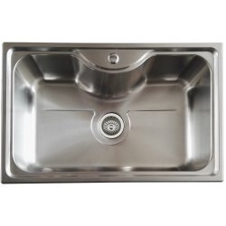 Νεροχύτης ανοξείδωτος 1 γούρνα 800x500x220mm jumbo ecoSink