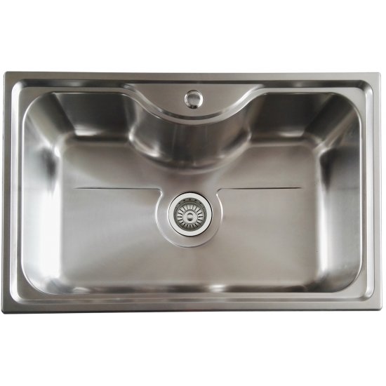 Νεροχύτης ανοξείδωτος 1 γούρνα 800x500x220mm jumbo ecoSink Νεροχύτης ανοξείδωτος 1 γούρνα 800x500x220mm jumbo ecoSink