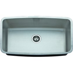 Νεροχύτης ανοξείδωτος 1 γούρνα 813x483x250mm jumbo Geman