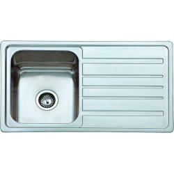 Νεροχύτης ανοξείδωτος 1 γούρνα / μαξιλάρι 860x500x200mm ecoSink