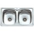 Νεροχύτης ανοξείδωτος 2 γούρνες 760x460x175mm ecoSink