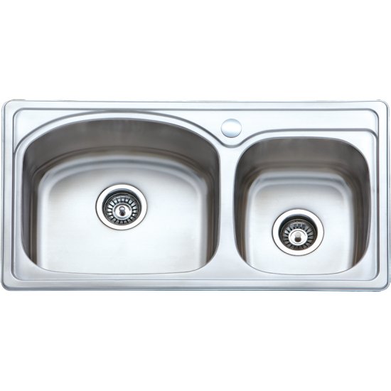 Νεροχύτης ανοξείδωτος 2 γούρνες 850x460x185mm ecoSink Νεροχύτης ανοξείδωτος 2 γούρνες 850x460x185mm ecoSink