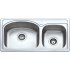 Νεροχύτης ανοξείδωτος 2 γούρνες 850x460x185mm ecoSink