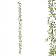 ΓΙΡΛΑΝΤΑ ΠΡΑΣΙΝΑΔΑΣ ME ΛΕΥΚΑ ΑΝΘΑΚΙΑ - Υ150cm 3/36