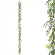 ΓΙΡΛΑΝΤΑ ΠΡΑΣΙΝΑΔΑΣ ME ΚΙΤΡΙΝΑ ΑΝΘΑΚΙΑ - Υ180cm 3/