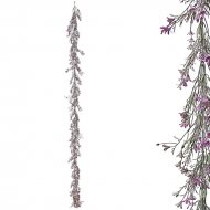 ΓΙΡΛΑΝΤΑ ΠΡΑΣΙΝΑΔΑΣ ME ΜΩΒ ΑΝΘΑΚΙΑ - Υ180cm 3/36ΚΙ