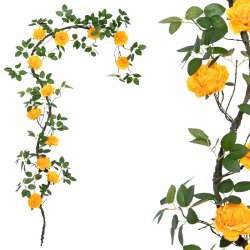 ΓΙΡΛΑΝΤΑ ΠΟΡΤΟΚΑΛΙ ΠΑΙΩΝΙΑ X12 ΑΝΘΗ - Υ240cm 100/Κ