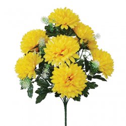 ΚΙΤΡΙΝΟ ΜΠΟΥΚΕΤΟ ΧΡΥΣΑΝΘΕΜΟ X9 Y45cm 24/96ΚΙΒ