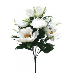 ΜΠΟΥΚΕΤΟ MIX ΕΚΡΟΥ ΜΑΝΩΛΙΑ-ΧΡΥΣΑΝΘΕΜΟ Χ7 Υ42cm. 18
