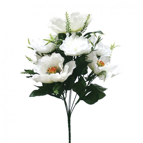 ΜΠΟΥΚΕΤΟ MIX ΕΚΡΟΥ ΜΑΝΩΛΙΑ-ΧΡΥΣΑΝΘΕΜΟ Χ7 Υ42cm. 18