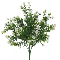 ΛΕΥΚΟ ΜΠΟΥΚΕΤΟ ΑΝΘΑΚΙ ΓΕΜΙΣΜΑΤΟΣ Χ7  Υ36cm 36/144Κ