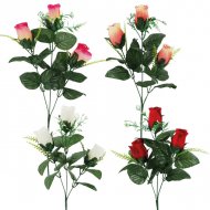 ΚΛΑΔΙ ΤΡΙΑΝΤΑΦΥΛΛΟ ASS(ΡΟΖ+ΣΑΜΠΑΝΙ) Χ3 Υ61cm 48/19