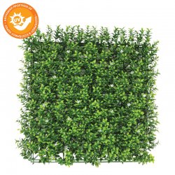 ΠΛΑΚΑΚΙ ΓΚΑΖΟΝ ΠΡΑΣΙΝΟ ΜΕ ΛΕΥΚΟ ΑΝΘΑΚΙ - 50x50cm 1