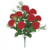 ΜΠΟΥΚΕΤΟ ΚΟΚΚΙΝΟ ΧΡΥΣΑΝΘΕΜΑΚΙ  Χ10- Υ50cm  12/144K