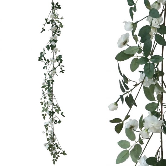 ΓΙΡΛΑΝΤΑ ΦΥΤΟΥ ΜΕ ΛΕΥΚΑ ΛΟΥΛΟΥΔΙΑ - Υ180cm 36/180Κ