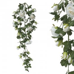 ΡΙΖΑ ΚΡΕΜΑΣΤΗ ΤΡΙΑΝΤΑΦΥΛΛΙΑ ΛΕΥΚΟ - Y120cm 19/192K