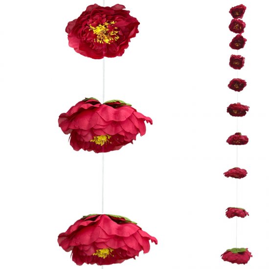 ΓΙΡΛΑΝΤΑ ΚΟΚΚΙΝΟ 10 ΑΝΘΗ ΠΑΙΩΝΙΕΣ - Φ11x180cm 6/ΚΙ ΓΙΡΛΑΝΤΑ ΚΟΚΚΙΝΟ 10 ΑΝΘΗ ΠΑΙΩΝΙΕΣ - Φ11x180cm 6/ΚΙ