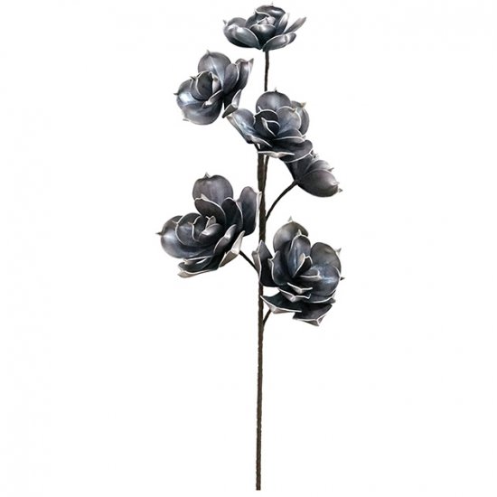 FOAM ΤΡΙΑΝΤΑΦΥΛΛΟ ΓΚΡΙ/ΛΕΥΚΟ ΜΕΤΑΛΛΙΚΟ Υ92cm. 6/60 FOAM ΤΡΙΑΝΤΑΦΥΛΛΟ ΓΚΡΙ/ΛΕΥΚΟ ΜΕΤΑΛΛΙΚΟ Υ92cm. 6/60