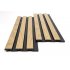 PS PANEL ΜΕ 3D ΠΗΧΑΚΙΑ F4 PIANO 12/122/2900mm NAT.OAK/BLACK 