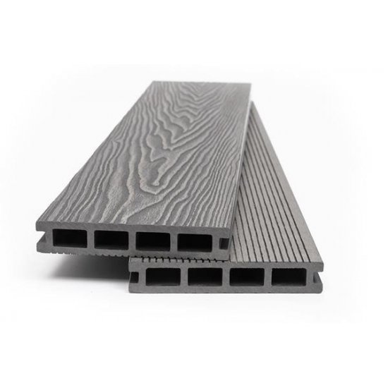 DECK-WPC ΔΑΠΕΔΟΥ ΝΕΑΣ ΓΕΝΙΑΣ 25/146mm L.GREY 80180 