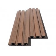 WPC PANEL 2ης ΓΕΝΙΑΣ ΜΕ 3D ΠΗΧΑΚΙΑ 25/147.5mm TEAK 5510 