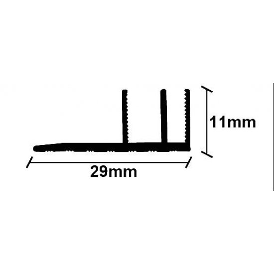 ΠΡΟΦΙΛ ΠΑΡΚΕ ΒΑΣΗ ΜΕΓΑΛΗ 29X11X2750mm ΠΡΟΦΙΛ ΠΑΡΚΕ ΒΑΣΗ ΜΕΓΑΛΗ 29X11X2750mm