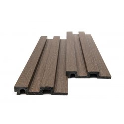 PS PANEL  ΜΕ 3D ΠΗΧΑΚΙΑ 44 RESIDENCE 21/122 mm BROWN OAK 