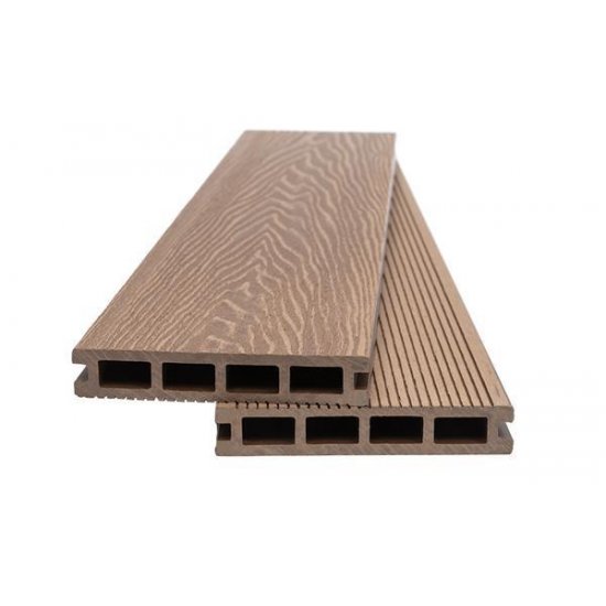 DECK-WPC ΔΑΠΕΔΟΥ ΝΕΑΣ ΓΕΝΙΑΣ 25/146mm TEAK 80155 