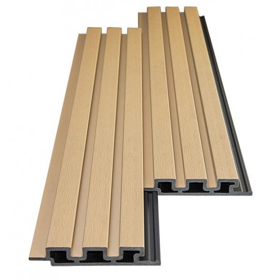 WPC PANEL 2ης ΓΕΝΙΑΣ ΜΕ 3D ΠΗΧΑΚΙΑ 25/147.5mm LIGHT OAK  5550 